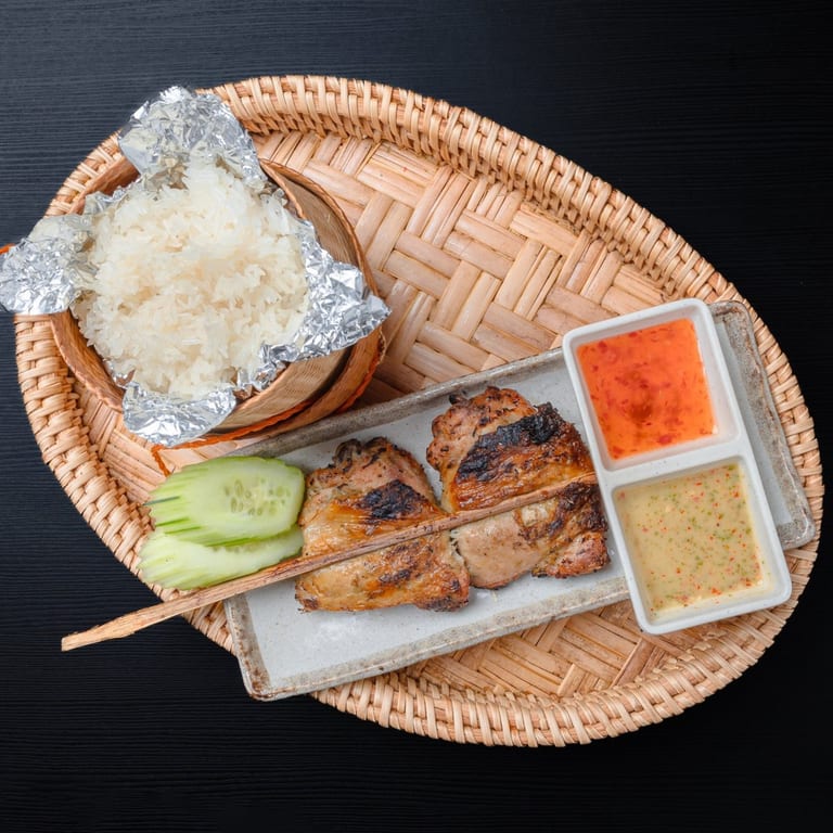 Chicken Thigh Skewer Combo: Grilled Perfection